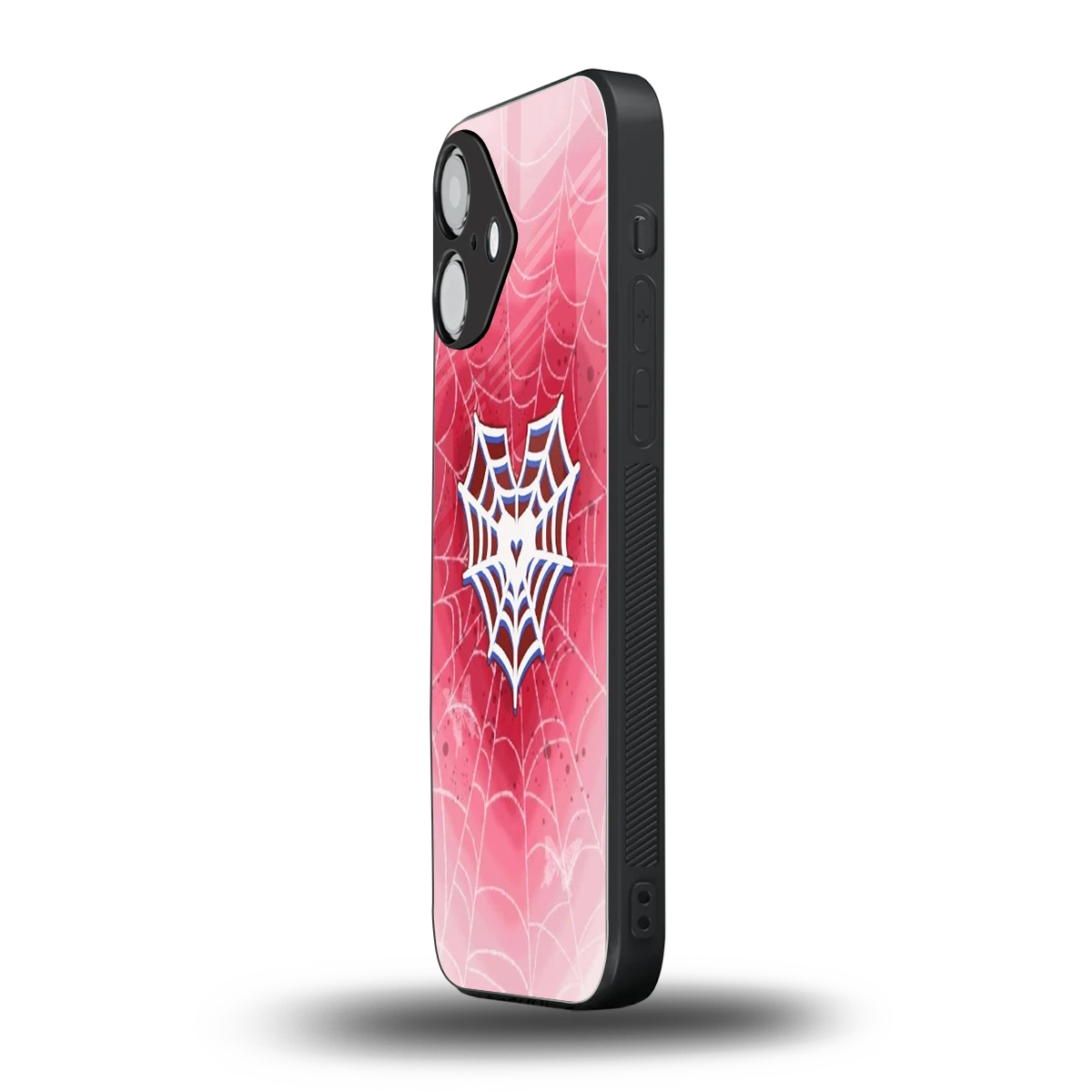 Y2K Hearts X Web iPhone 16 mobile cover | shockproof glass phone case