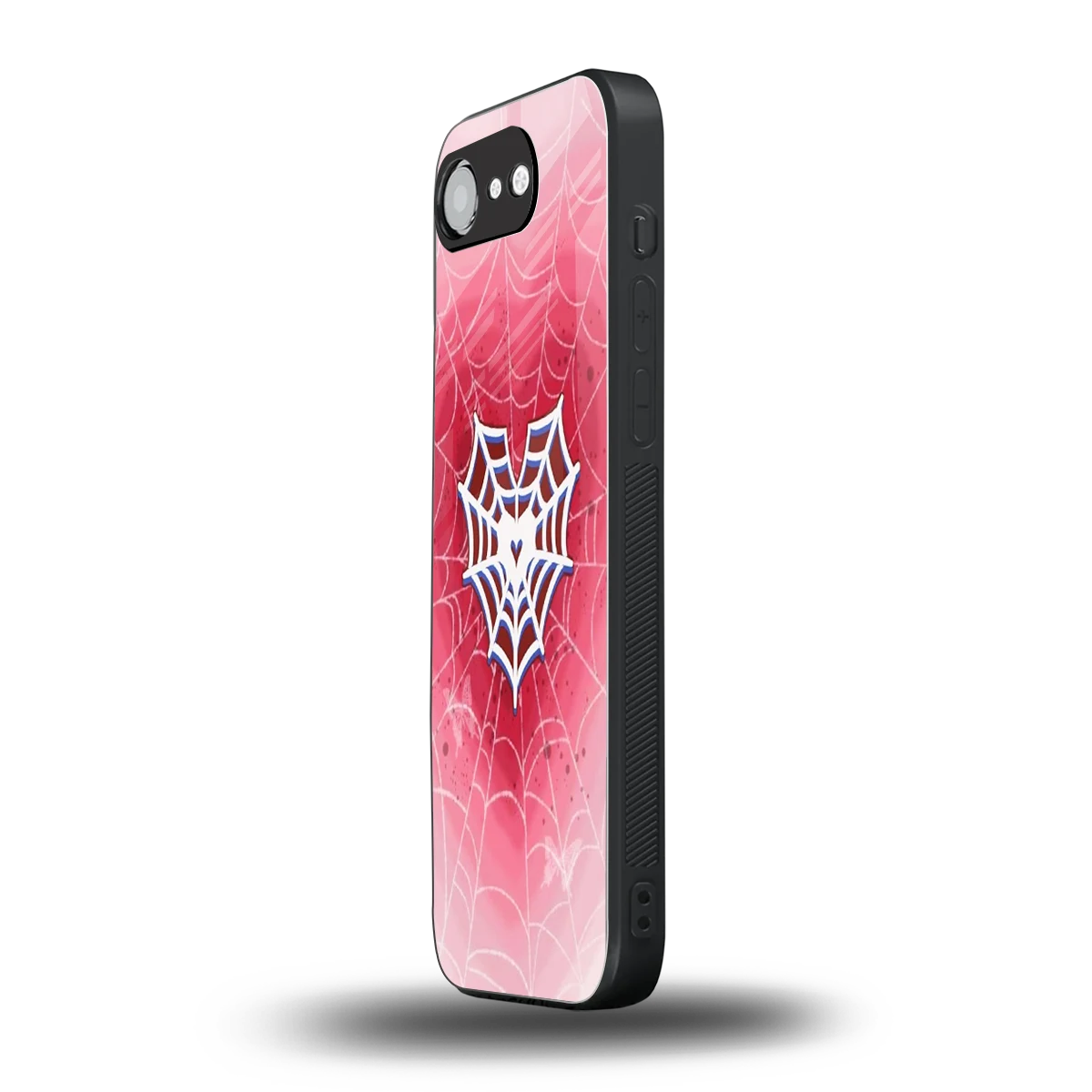 Y2K Hearts X Web iphone 17e mobile cover | shockproof glass phone case