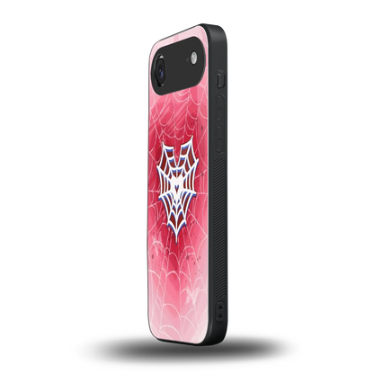 Y2K Hearts X Web iphone air mobile cover | shockproof glass phone case
