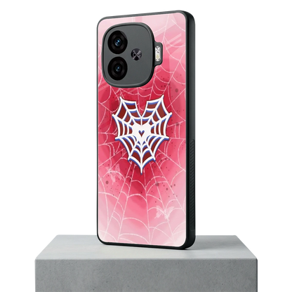 Y2K Hearts X Web iqoo neo 10r 5g mobile cover | shockproof glass phone case
