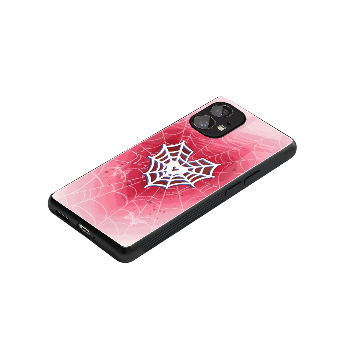 Y2K Hearts X Web stylish phone case for nothing phone 1 | glossy glass and slim fit