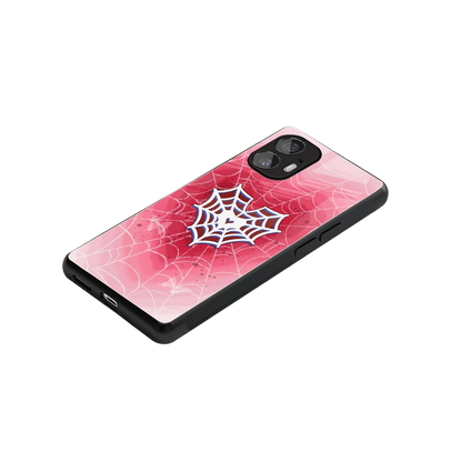 Y2K Hearts X Web stylish phone case for nothing phone 2 | glossy glass and slim fit