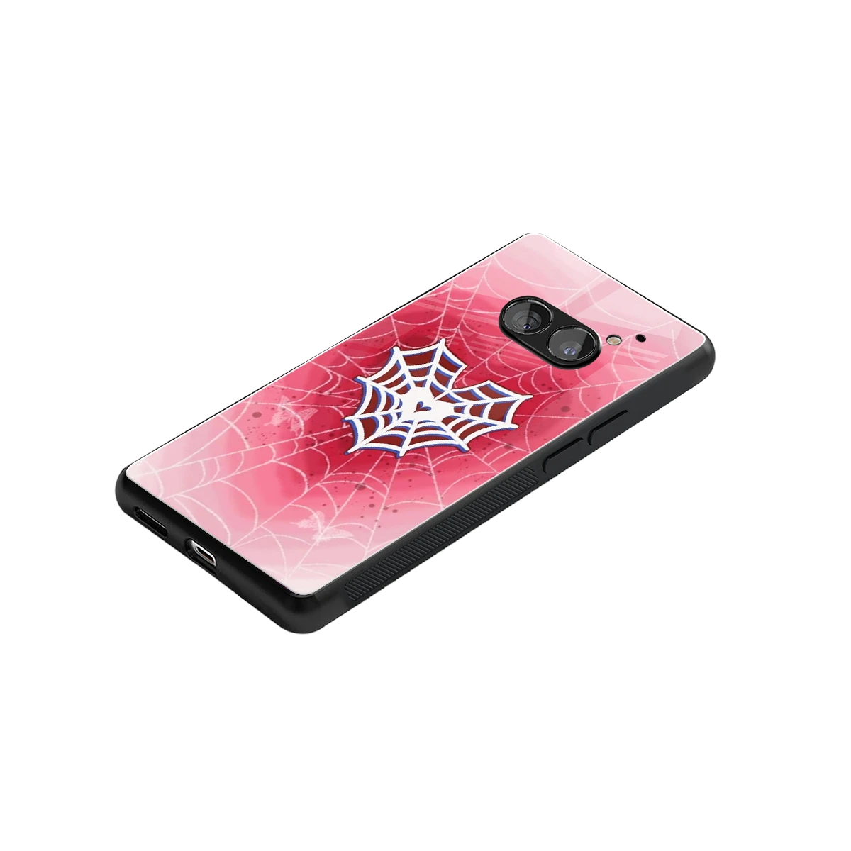 Y2K Hearts X Web stylish phone case for nothing phone 2a | glossy glass and slim fit