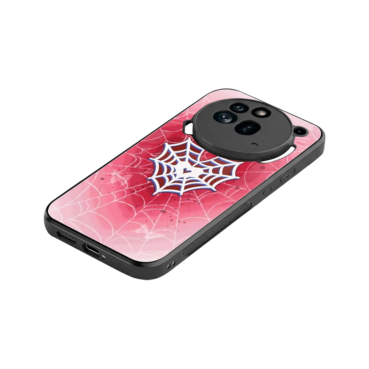 Y2K Hearts X Web stylish phone case for nothing phone 3a pro | glossy glass and slim fit