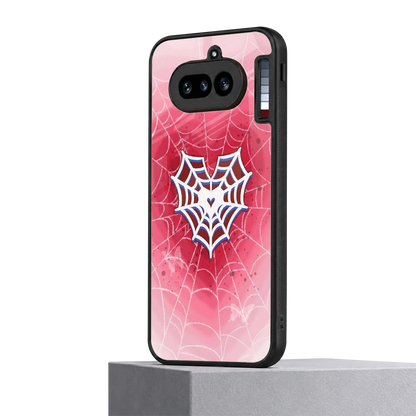 Y2K Hearts X Web nothing phone 4a mobile cover | shockproof glass phone case