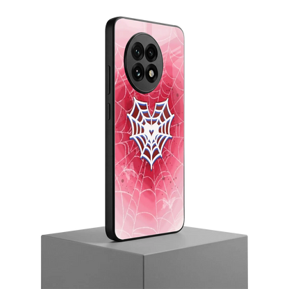 Y2K Hearts X Web oneplus 13r mobile cover | shockproof glass phone case