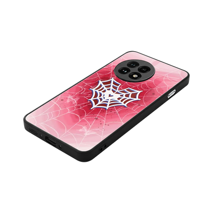 Y2K Hearts X Web stylish phone case for oneplus 13r | glossy glass and slim fit