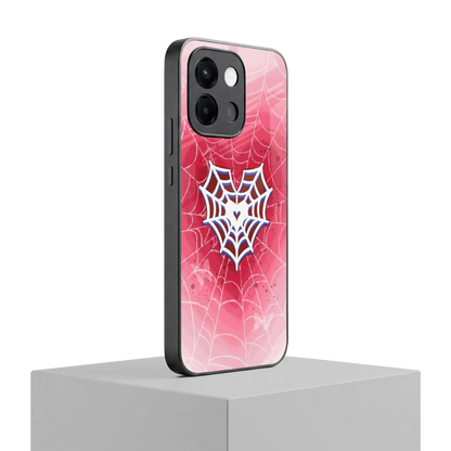 Y2K Hearts X Web oneplus 13s mobile cover | shockproof glass phone case