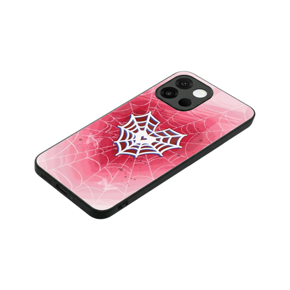 Y2K Hearts X Web stylish phone case for oneplus 13s | glossy glass and slim fit