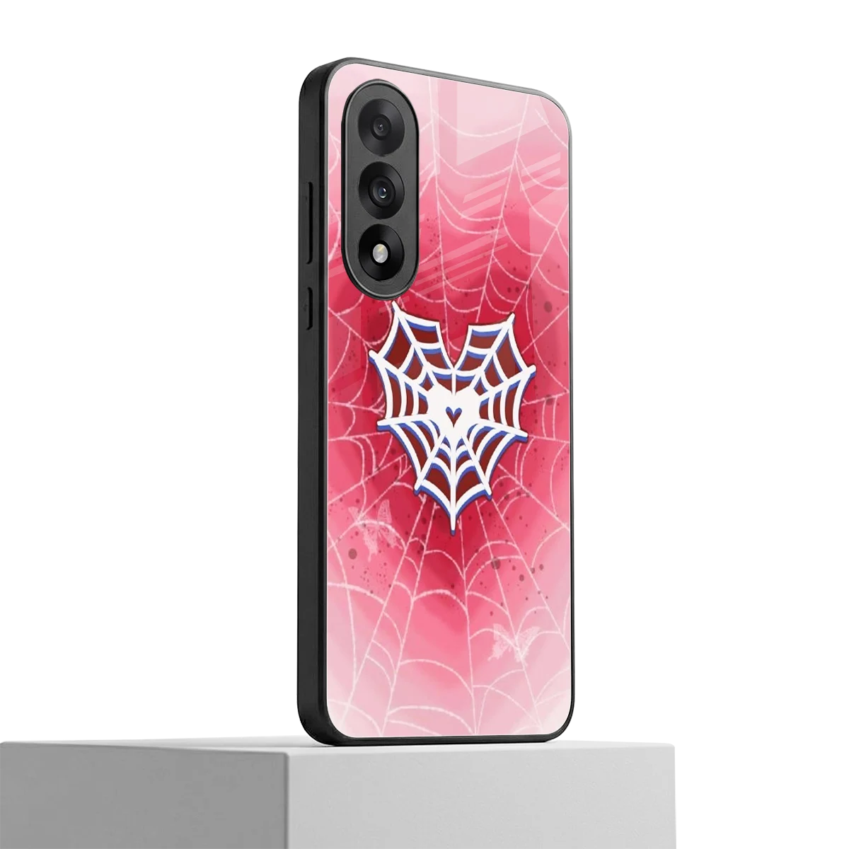 Y2K Hearts X Web oneplus nord 5 mobile cover | shockproof glass phone case