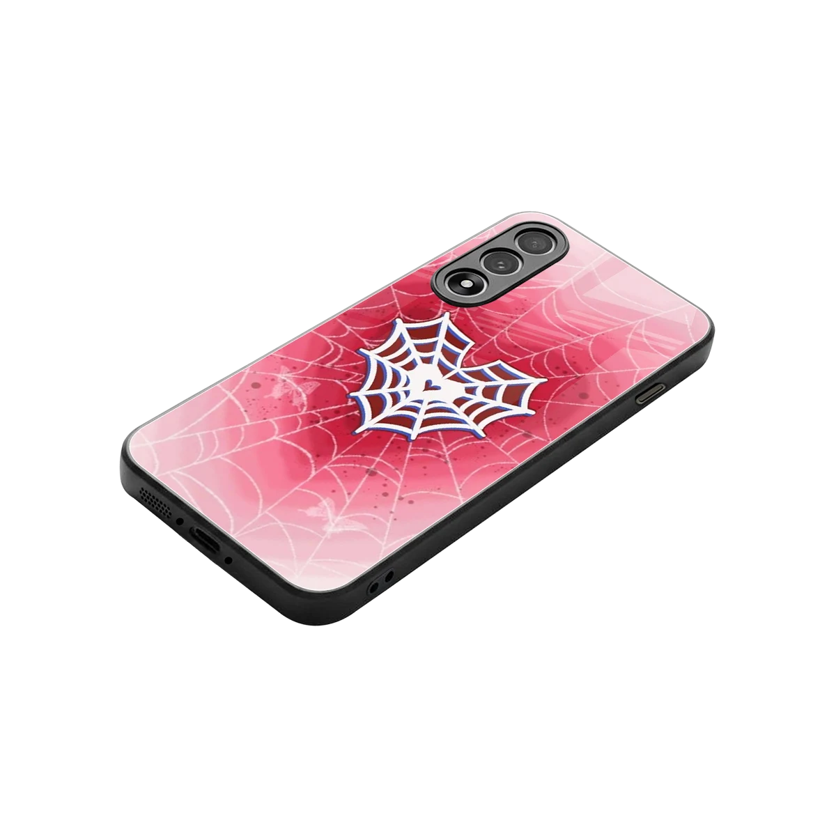 Y2K Hearts X Web stylish phone case for oneplus nord 5 | glossy glass and slim fit