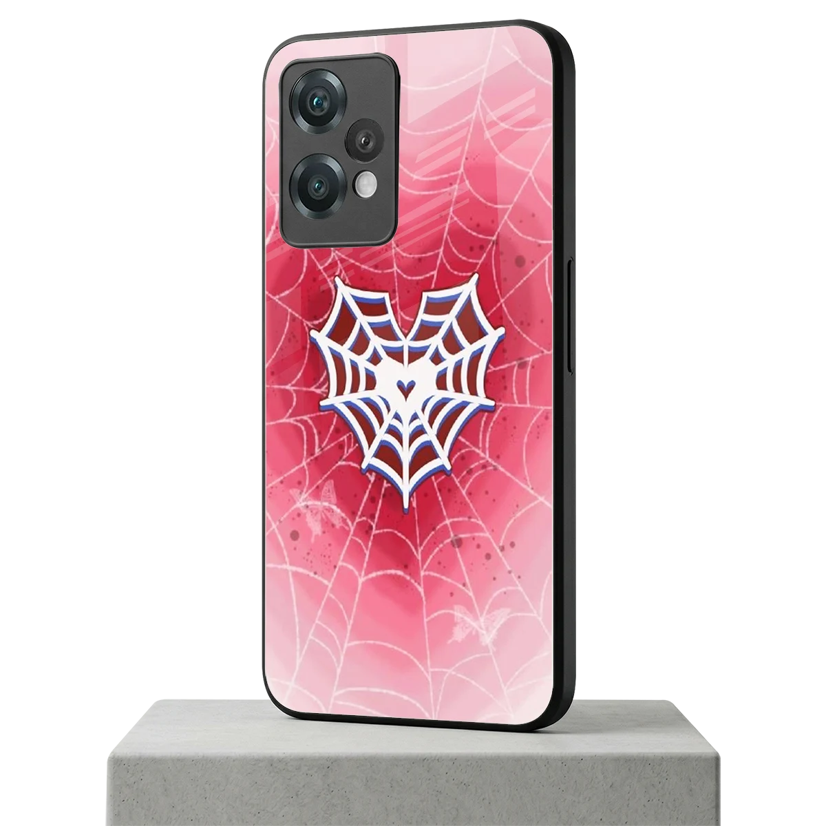 Y2K Hearts X Web oneplus nord ce 2 lite mobile cover | shockproof glass phone case