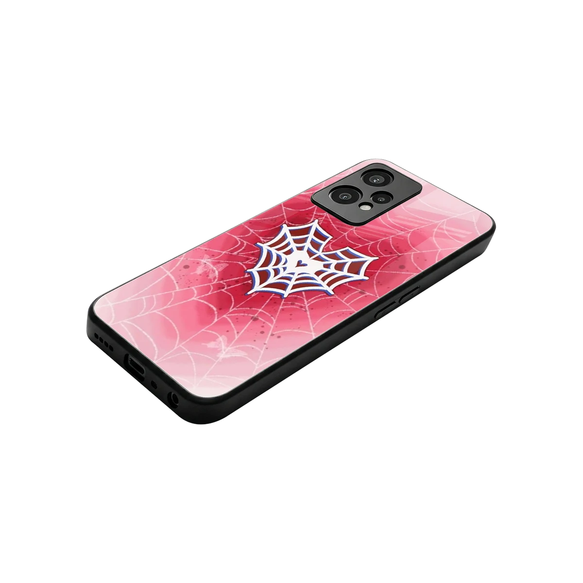 Y2K Hearts X Web stylish phone case for oneplus nord ce 2 lite | glossy glass and slim fit