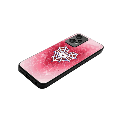 Y2K Hearts X Web stylish phone case for oneplus nord ce 2 lite | glossy glass and slim fit