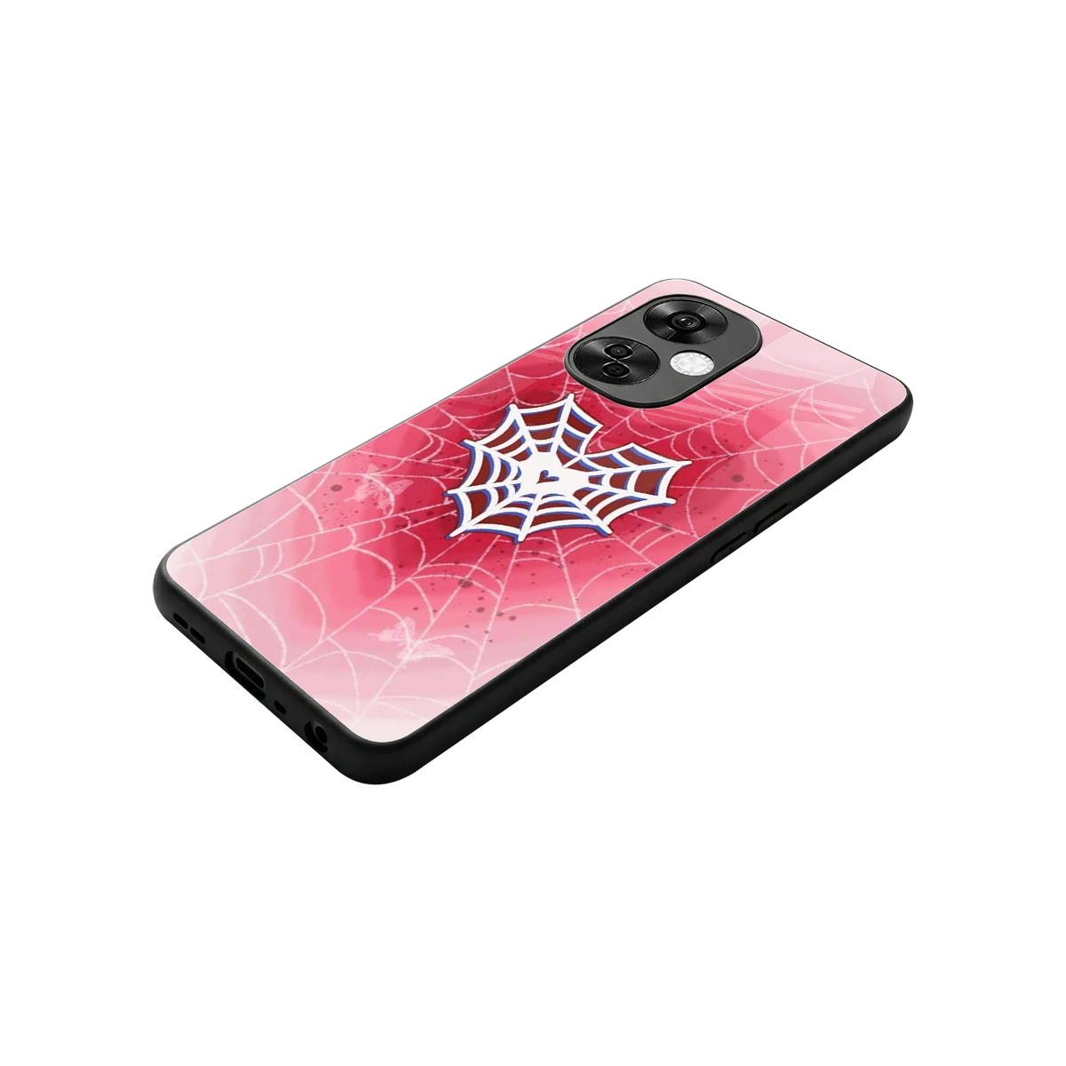 Y2K Hearts X Web stylish phone case for oneplus nord ce 3 lite | glossy glass and slim fit