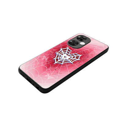 Y2K Hearts X Web stylish phone case for oneplus nord ce 3 lite | glossy glass and slim fit