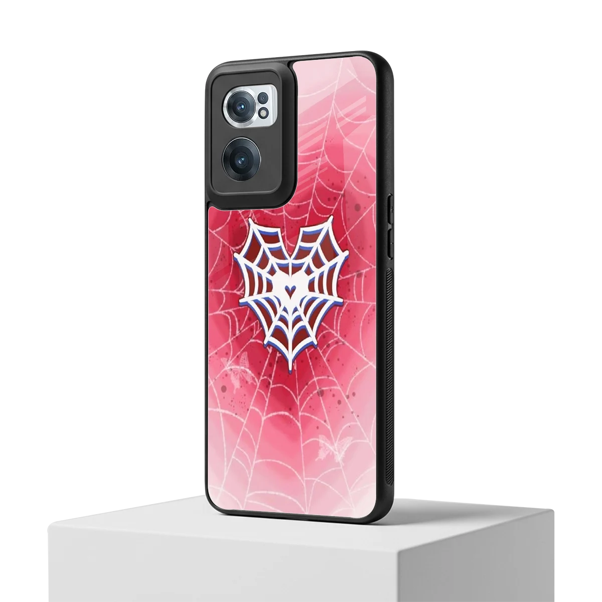 Y2K Hearts X Web oneplus nord ce 2 mobile cover | shockproof glass phone case