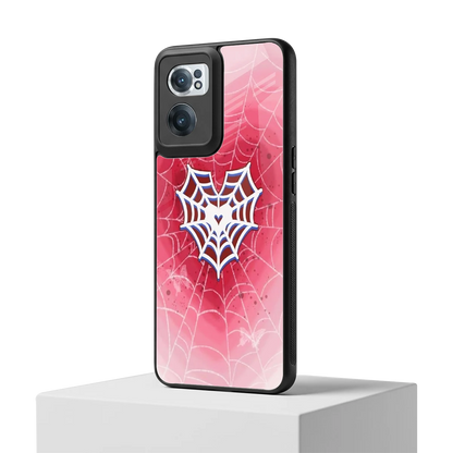 Y2K Hearts X Web oneplus nord ce 2 mobile cover | shockproof glass phone case