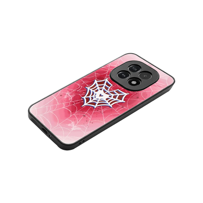 Y2K Hearts X Web stylish phone case for oppo f29 5g | glossy glass and slim fit