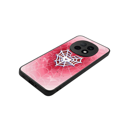 Y2K Hearts X Web stylish phone case for oppo f29 pro 5g | glossy glass and slim fit