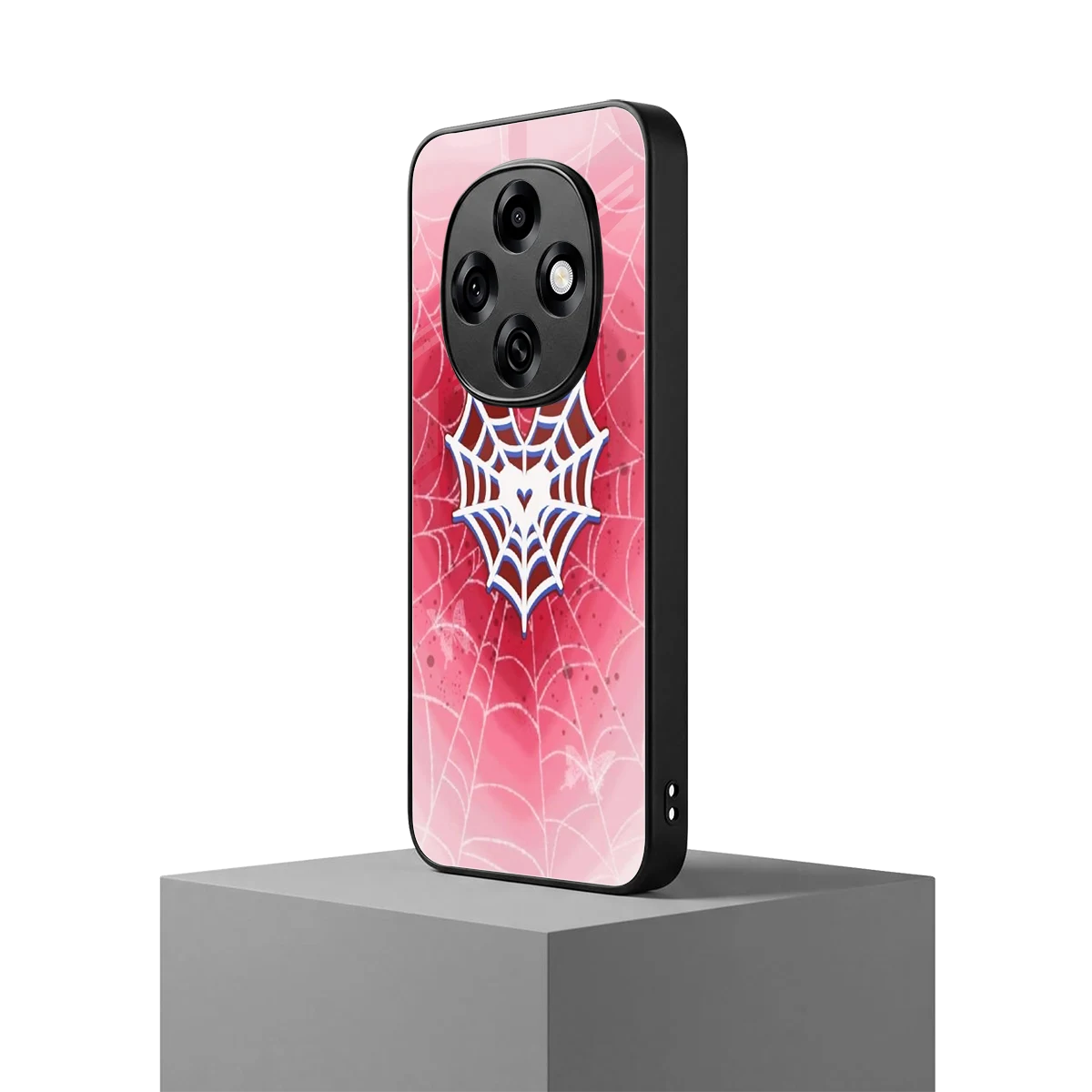 Y2K Hearts X Web oppo f31 pro 5g mobile cover | shockproof glass phone case
