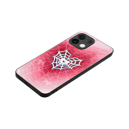 Y2K Hearts X Web stylish phone case for oppo k13 5g | glossy glass and slim fit