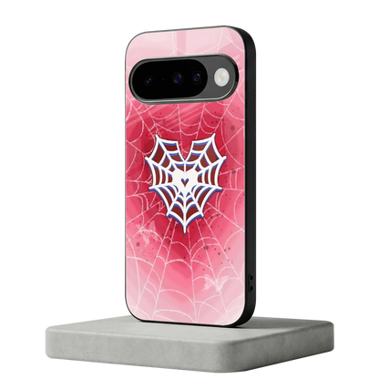 Y2K Hearts X Web google pixel 10 mobile cover | shockproof glass phone case