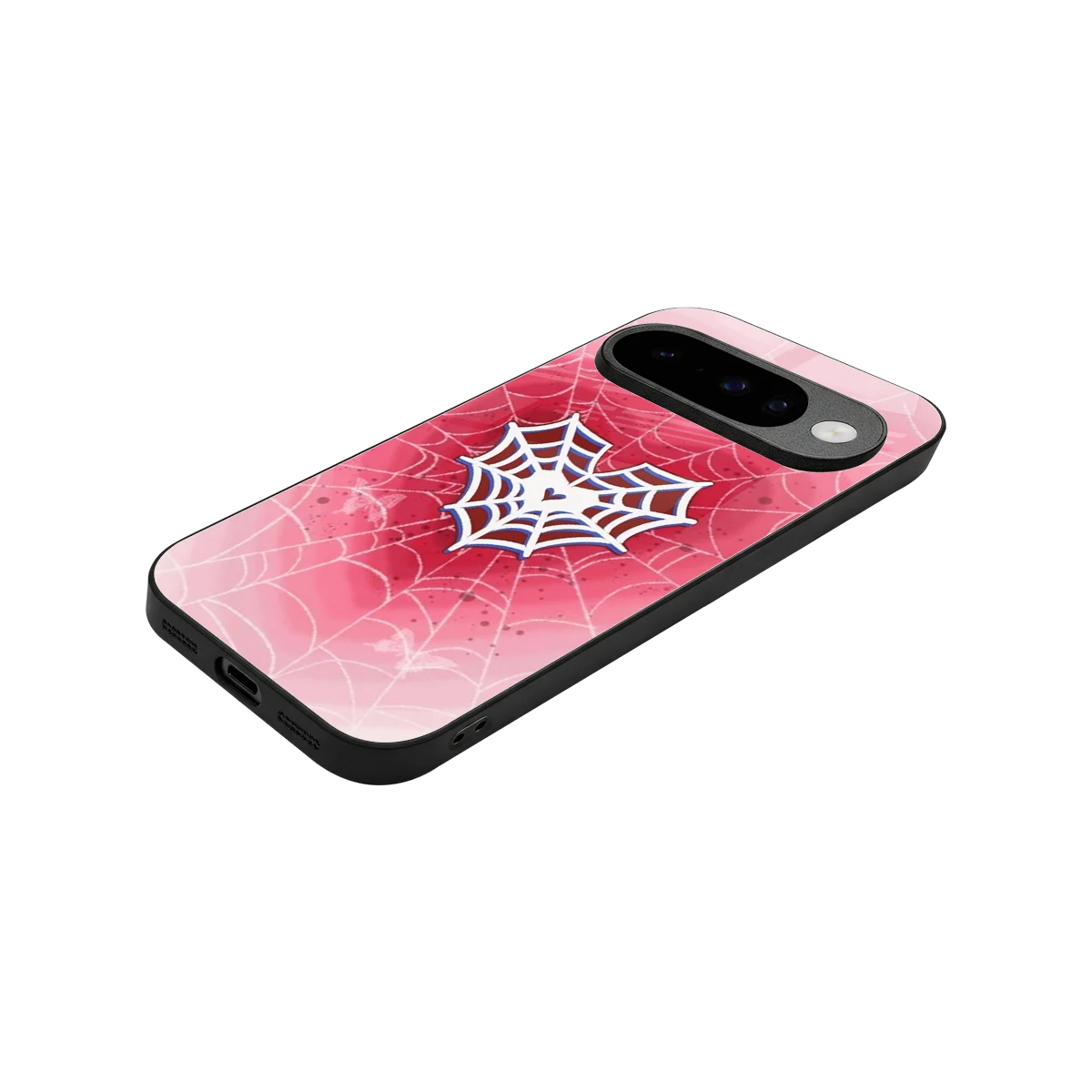 Y2K Hearts X Web stylish phone case for google pixel 10 | glossy glass and slim fit