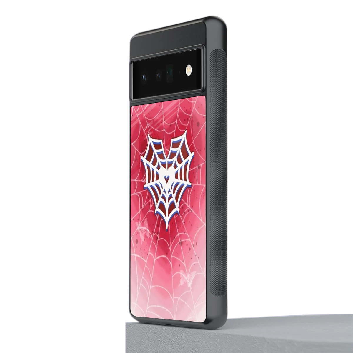 Y2K Hearts X Web stylish phone case for google pixel 6 pro | glossy glass and slim fit