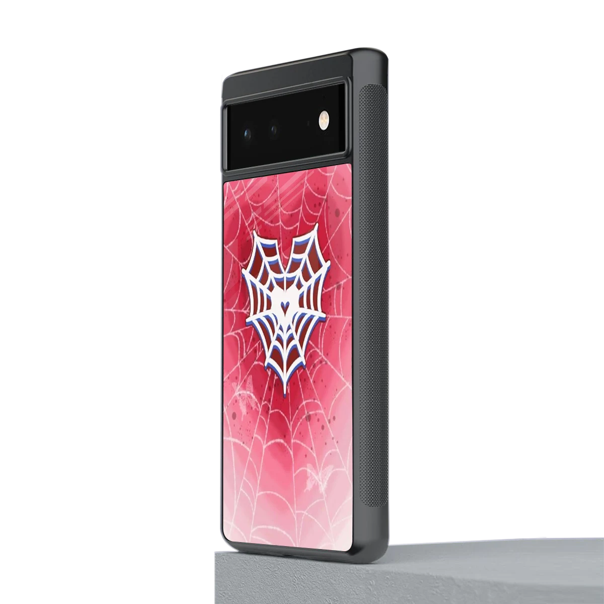 Y2K Hearts X Web stylish phone case for google pixel 6a | glossy glass and slim fit