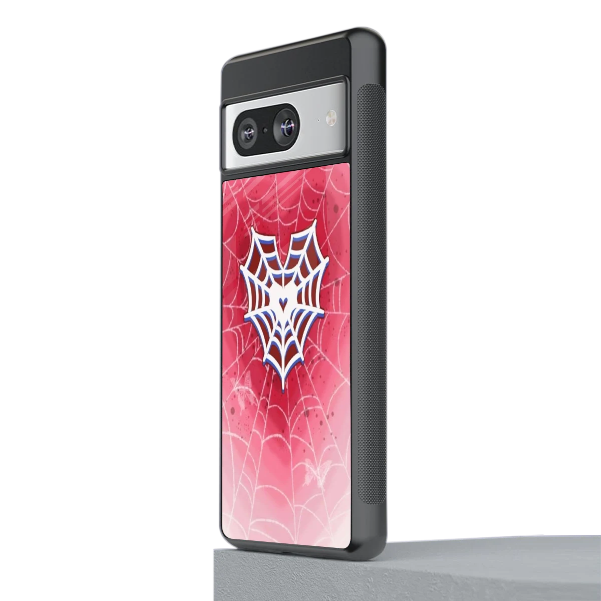 Y2K Hearts X Web stylish phone case for google pixel 8 | glossy glass and slim fit