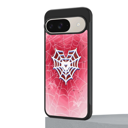 Y2K Hearts X Web google pixel 9 mobile cover | shockproof glass phone case