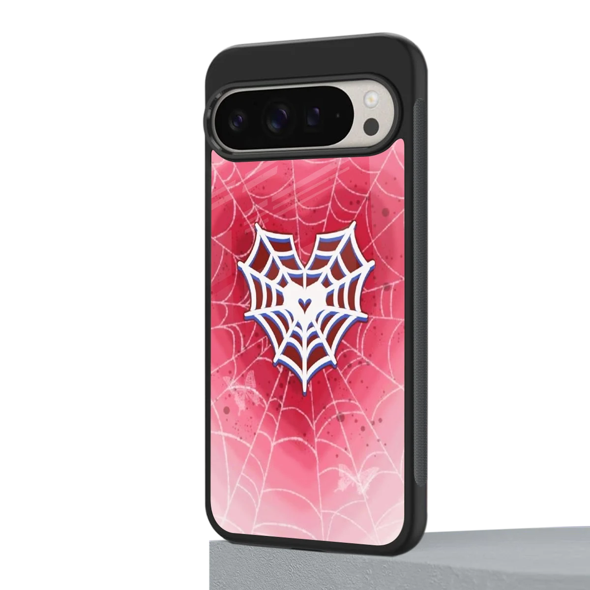 Y2K Hearts X Web google pixel 9 pro mobile cover | shockproof glass phone case