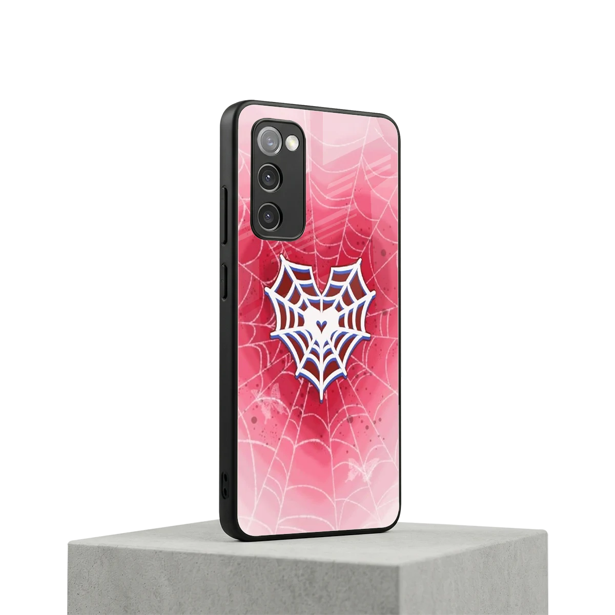 Y2K Hearts X Web samsung galaxy s20 fe mobile cover | shockproof glass phone case