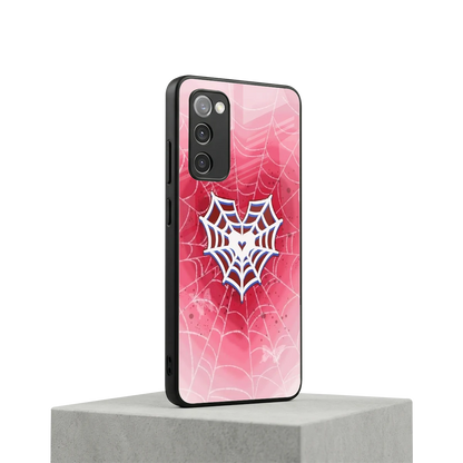 Y2K Hearts X Web samsung galaxy s20 fe mobile cover | shockproof glass phone case