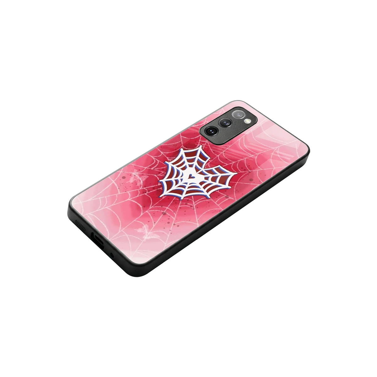 Y2K Hearts X Web stylish phone case for samsung galaxy s20 fe | glossy glass and slim fit