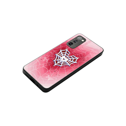 Y2K Hearts X Web stylish phone case for samsung galaxy s20 fe | glossy glass and slim fit