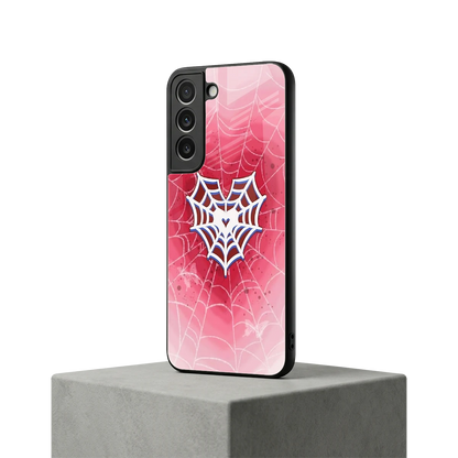 Y2K Hearts X Web samsung galaxy s22 mobile cover | shockproof glass phone case