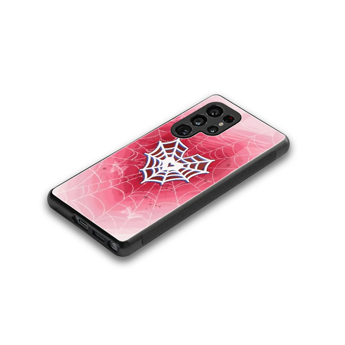 Y2K Hearts X Web stylish phone case for samsung galaxy s26 ultra | glossy glass and slim fit