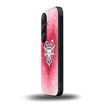 Y2K Hearts X Web samsung galaxy s24 mobile cover | shockproof glass phone case