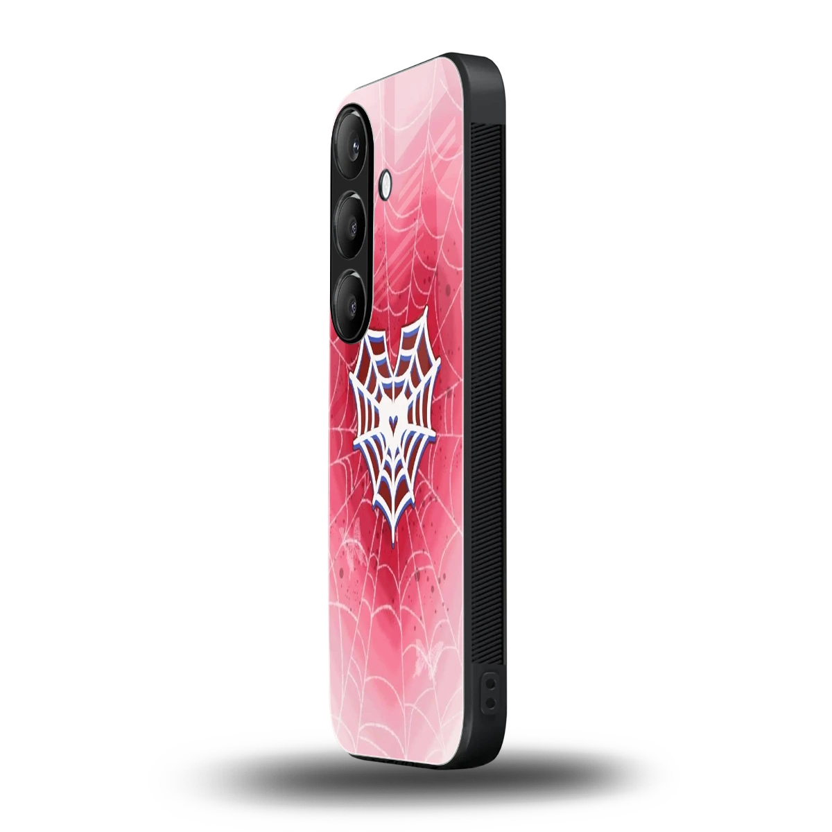 Y2K Hearts X Web samsung galaxy s25 fe mobile cover | shockproof glass phone case