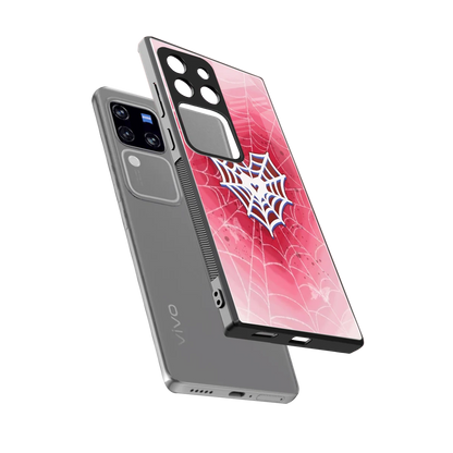 Y2K Hearts X Web sleekvivo v30 pro cover with tempered glass back and TPU edges