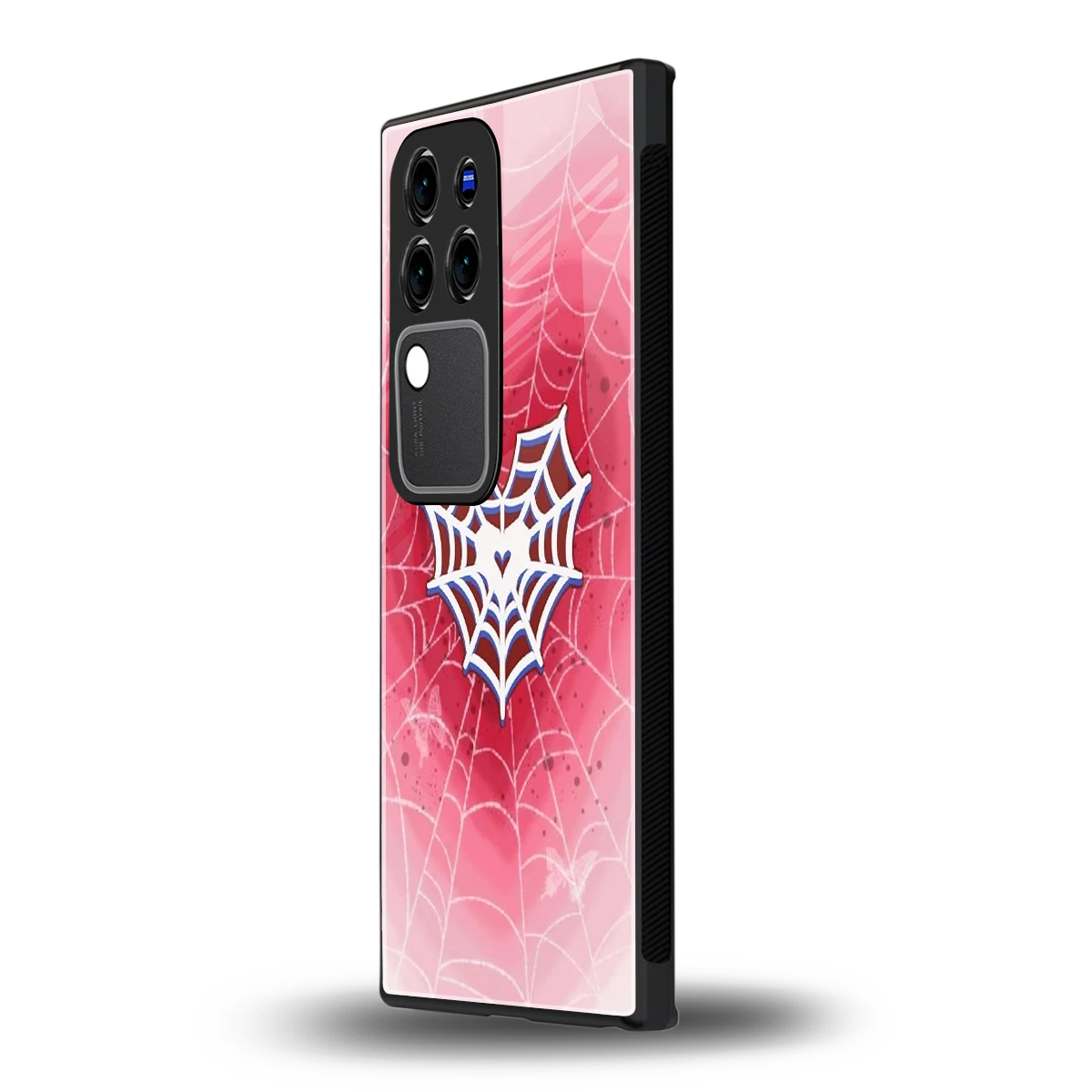 Y2K Hearts X Webvivo v30 pro mobile cover | shockproof glass phone case