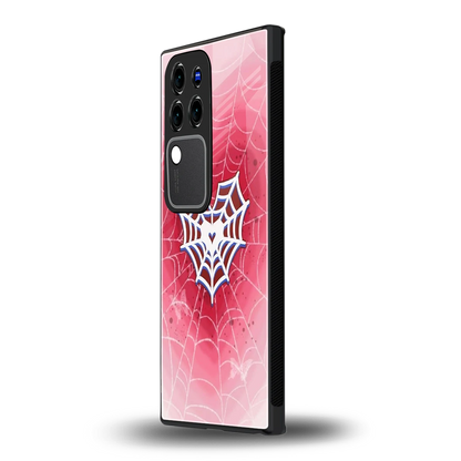 Y2K Hearts X Webvivo v30 pro mobile cover | shockproof glass phone case