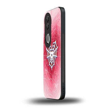 Y2K Hearts X Web vivo v50 mobile cover | shockproof glass phone case
