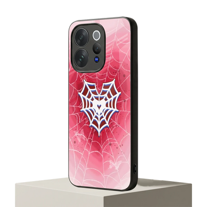 Y2K Hearts X Web vivo v70 elite mobile cover | shockproof glass phone case