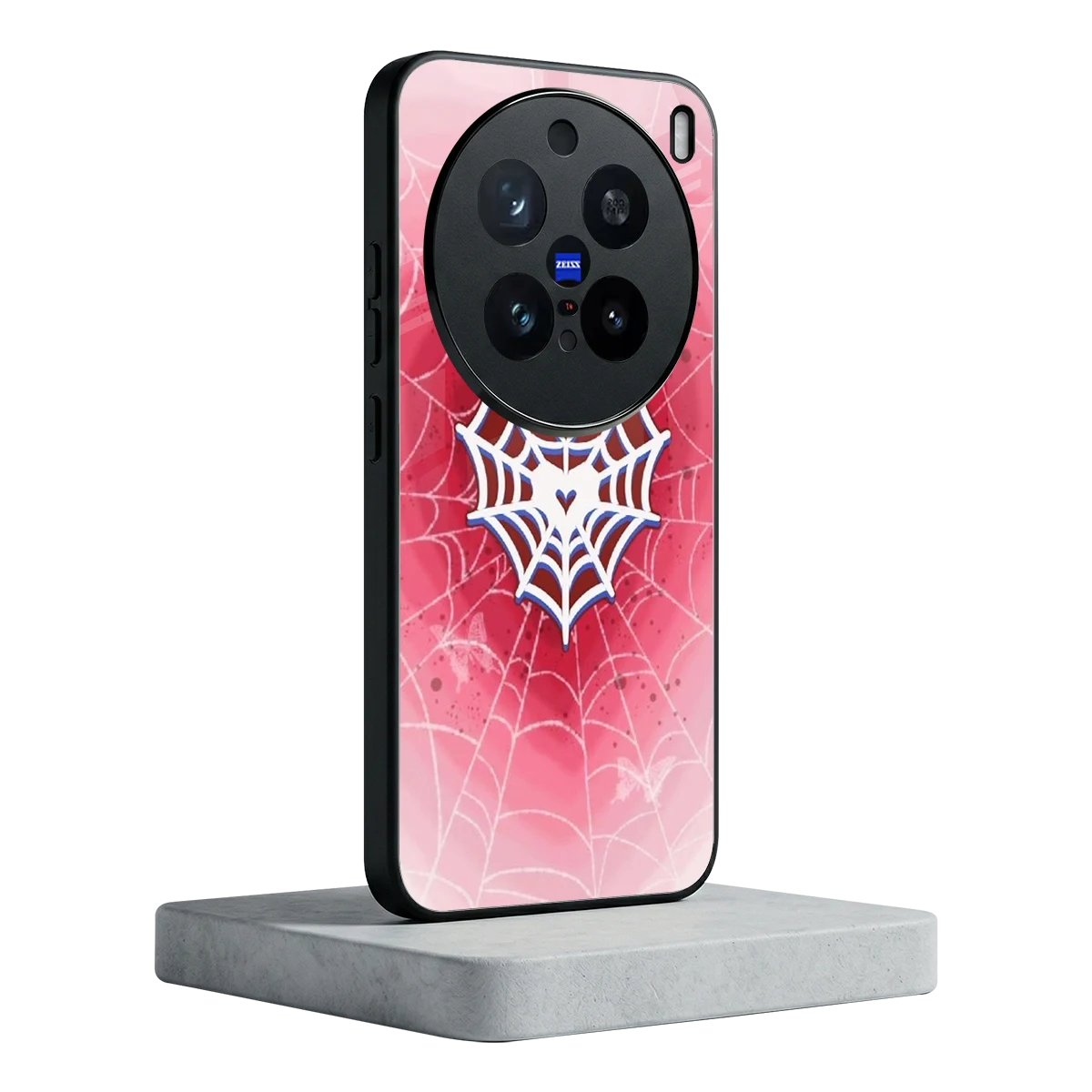 Y2K Hearts X Web vivo x200 pro mobile cover | shockproof glass phone case