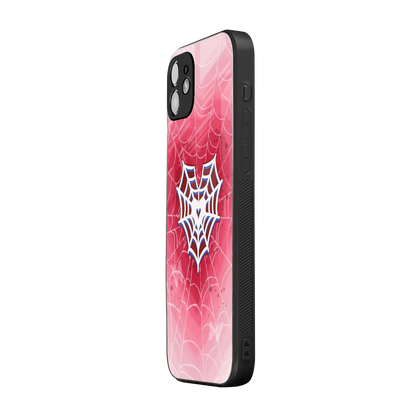 Y2K Hearts X Web iphone 11 mobile cover | shockproof glass phone case