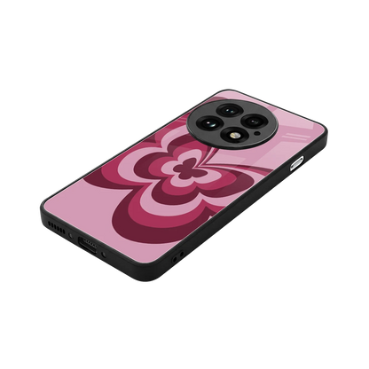 Y2K Magenta Butterfly stylish phone case for oneplus 13 | glossy glass and slim fit