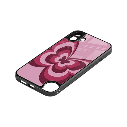 Y2K Magenta Butterfly stylish phone case for cmf nothing phone 1 | glossy glass and slim fit